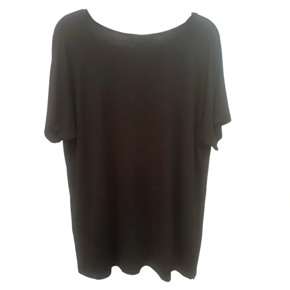 Hatch Black Oversized Relaxed Tee Maternity Minimalist Stretch Comfy Sz 1-Small - Picture 2 of 6